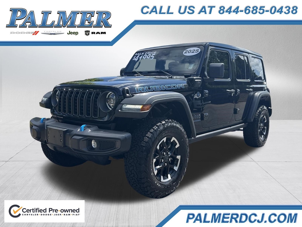 Certified 2025 Jeep Wrangler 4xe Rubicon SUV