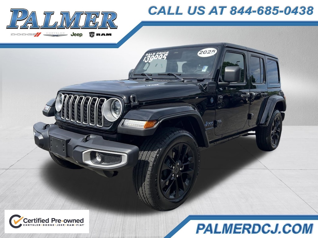 Certified 2025 Jeep Wrangler 4xe Sahara SUV
