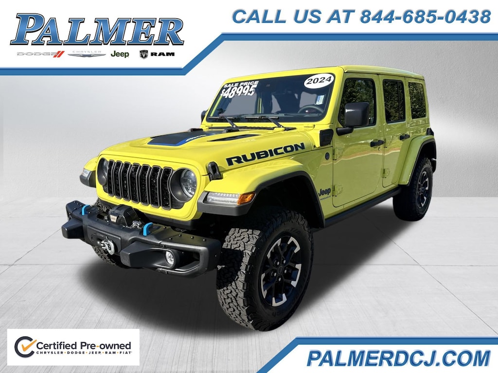 Certified 2024 Jeep Wrangler 4xe Rubicon SUV