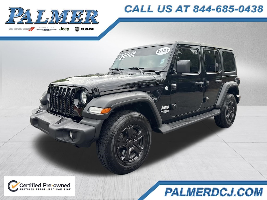 Certified 2021 Jeep Wrangler Unlimited Sport SUV
