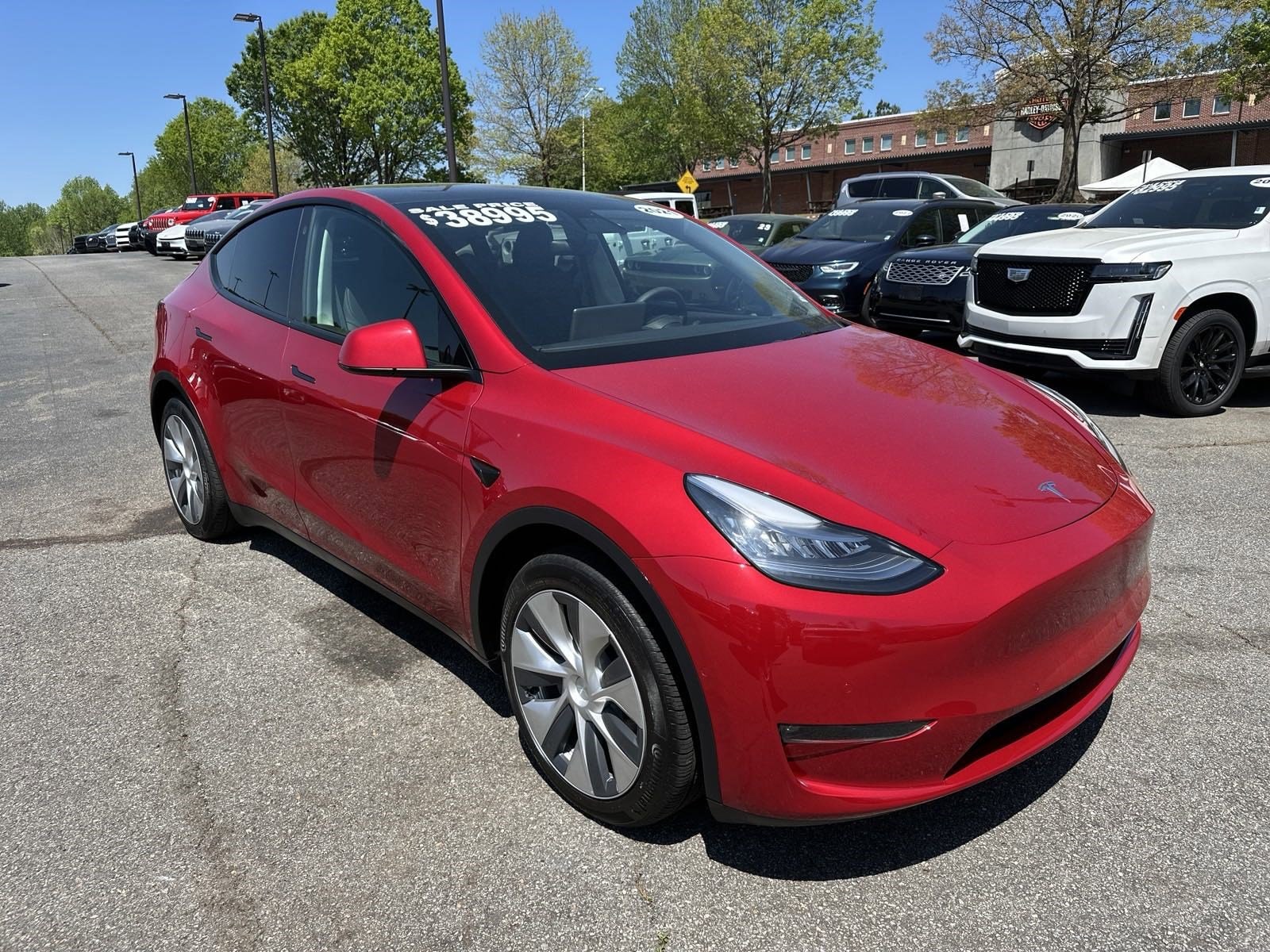 Used 2021 Tesla Model Y Long Range with VIN 5YJYGDEE5MF124864 for sale in Roswell, GA