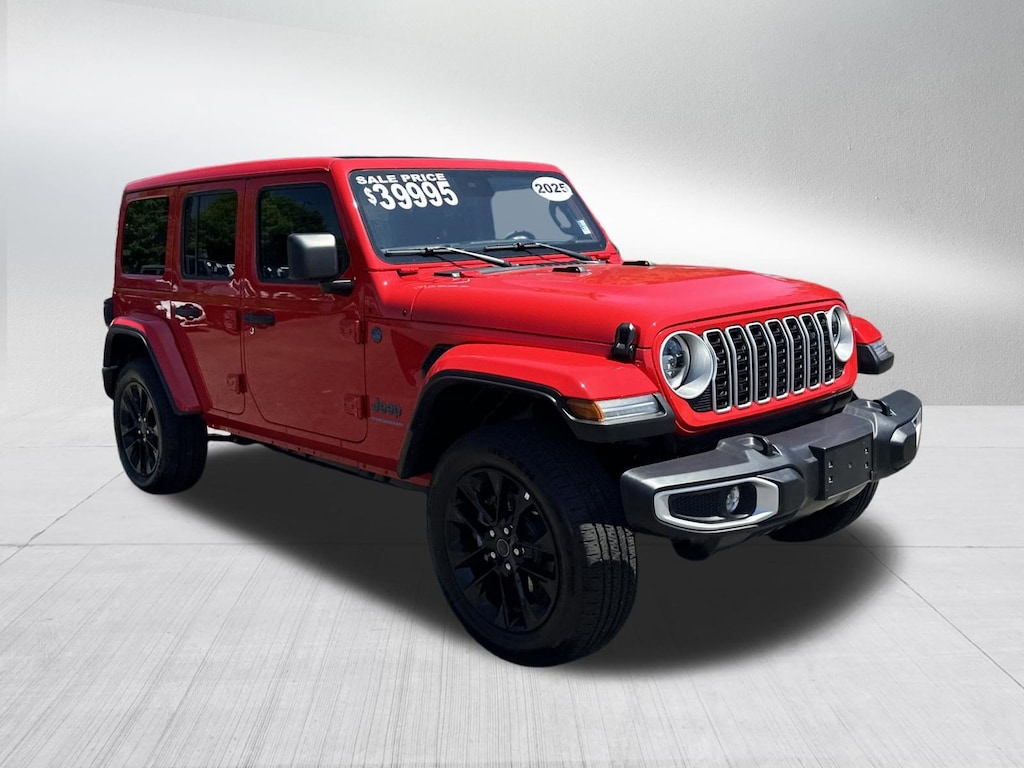 Certified 2025 Jeep Wrangler 4xe Sahara SUV
