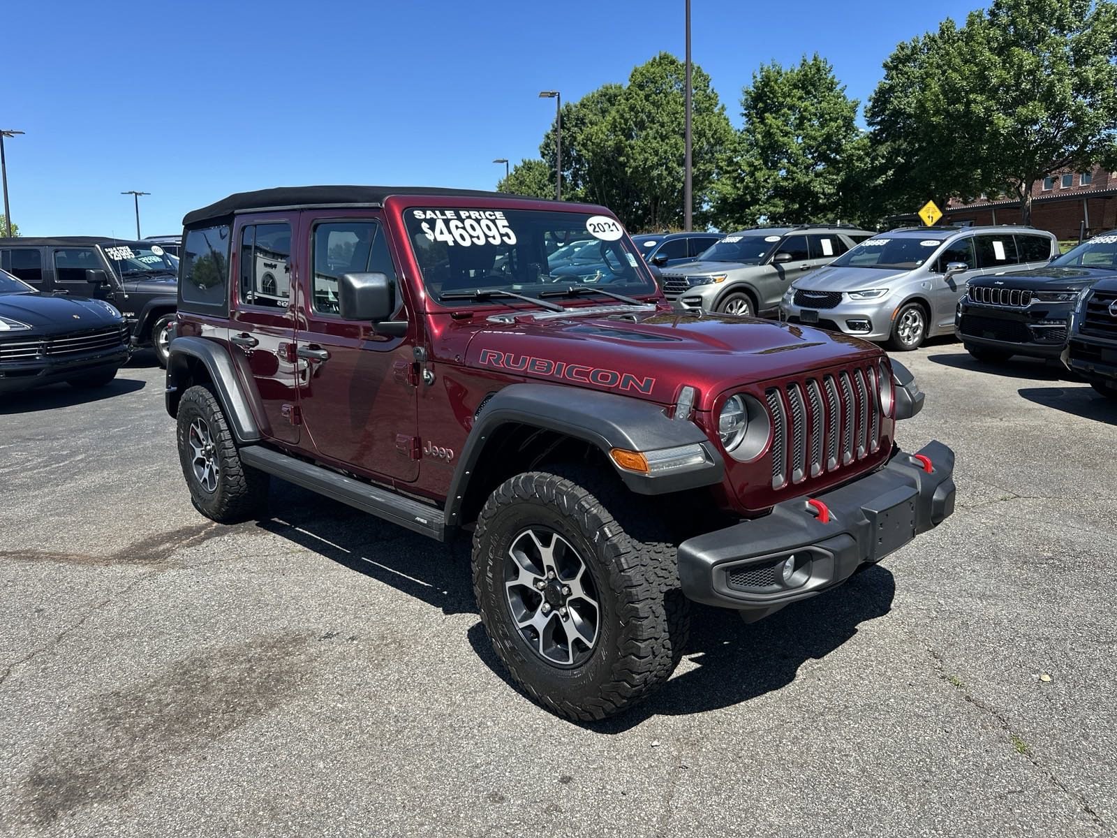 Certified 2021 Jeep Wrangler Unlimited Rubicon with VIN 1C4HJXFG7MW701392 for sale in Roswell, GA