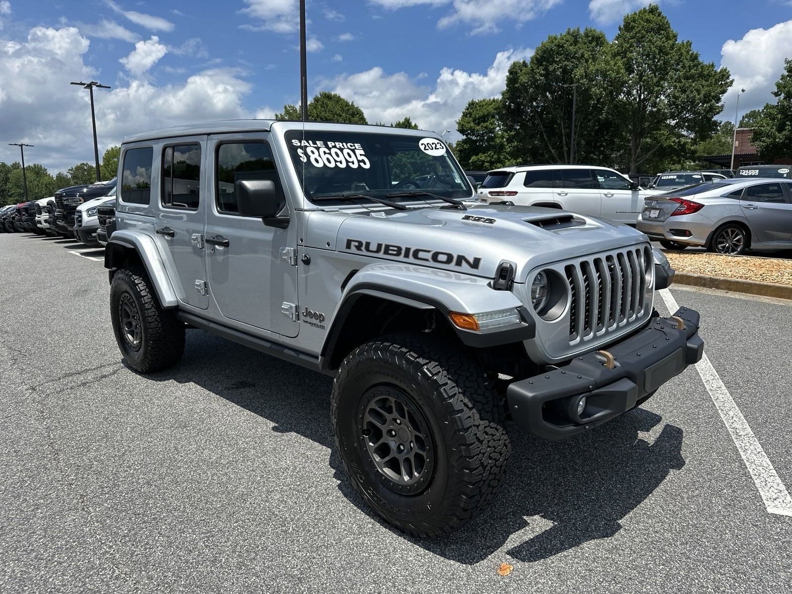 Certified 2023 Jeep Wrangler 4-Door Rubicon 392 with VIN 1C4JJXSJ3PW500077 for sale in Roswell, GA