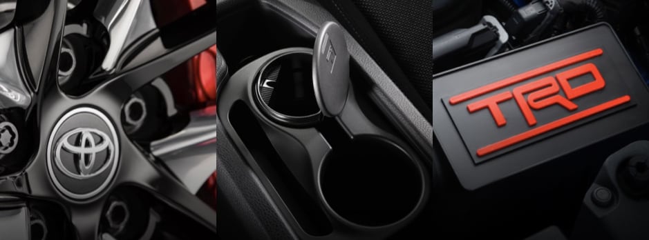 toyota accessories with steering wheel cupholders and center console