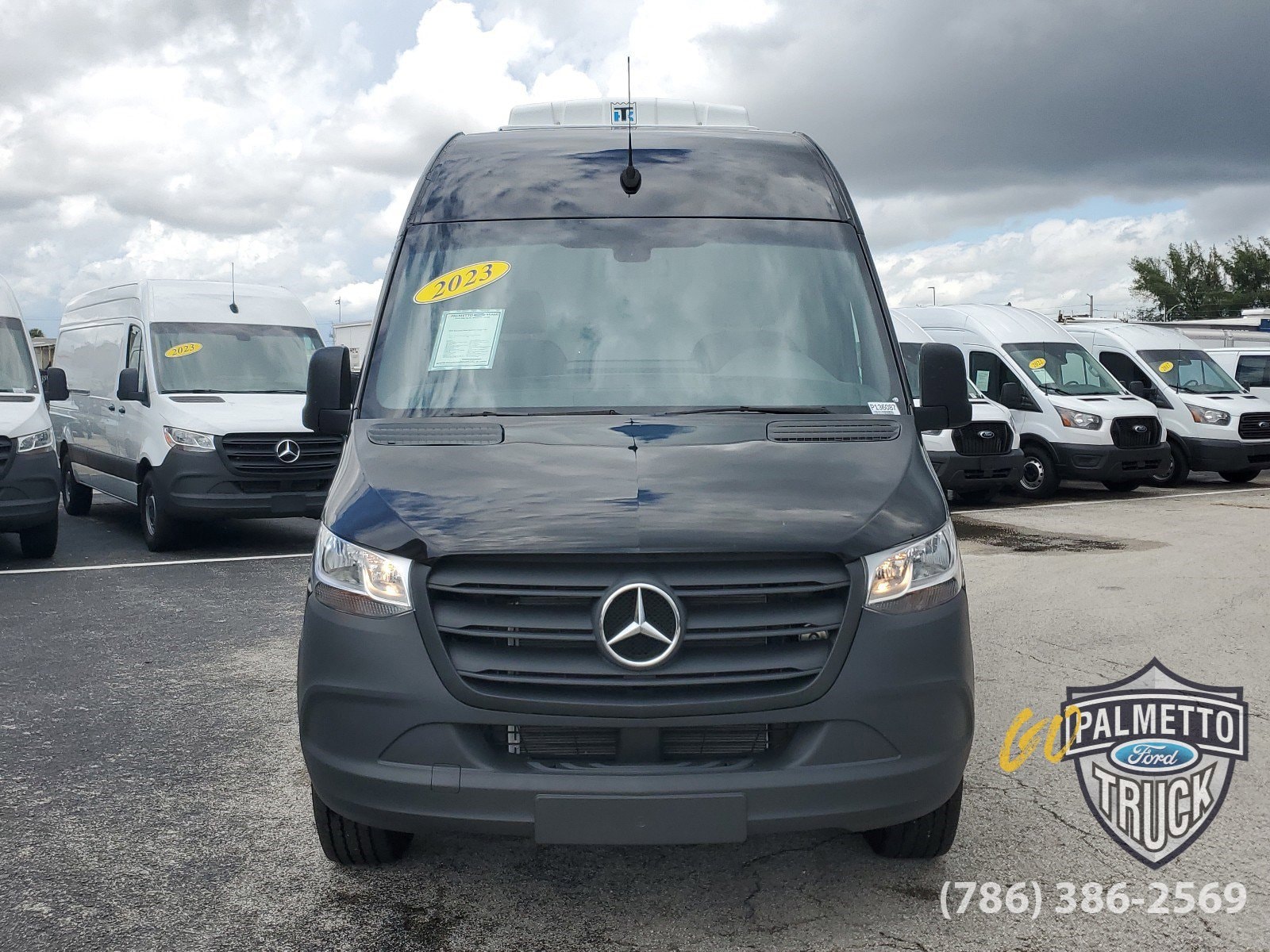 Used 2023 Mercedes-Benz Sprinter Cargo Van Base with VIN W1Y4KCHY9PT136087 for sale in Miami, FL