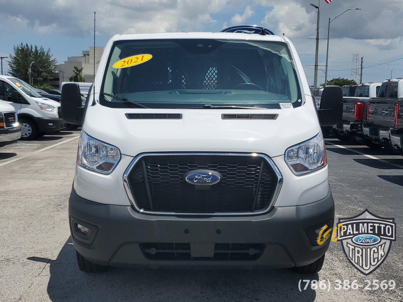 Used 2021 Ford Transit Van Base with VIN 1FTBR1Y87MKA57076 for sale in Miami, FL