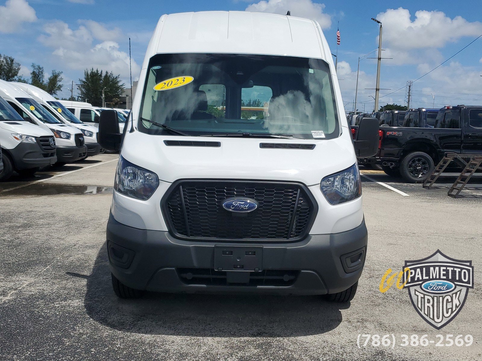 Used 2023 Ford Transit Van Base with VIN 1FTBR3X84PKA82518 for sale in Miami, FL