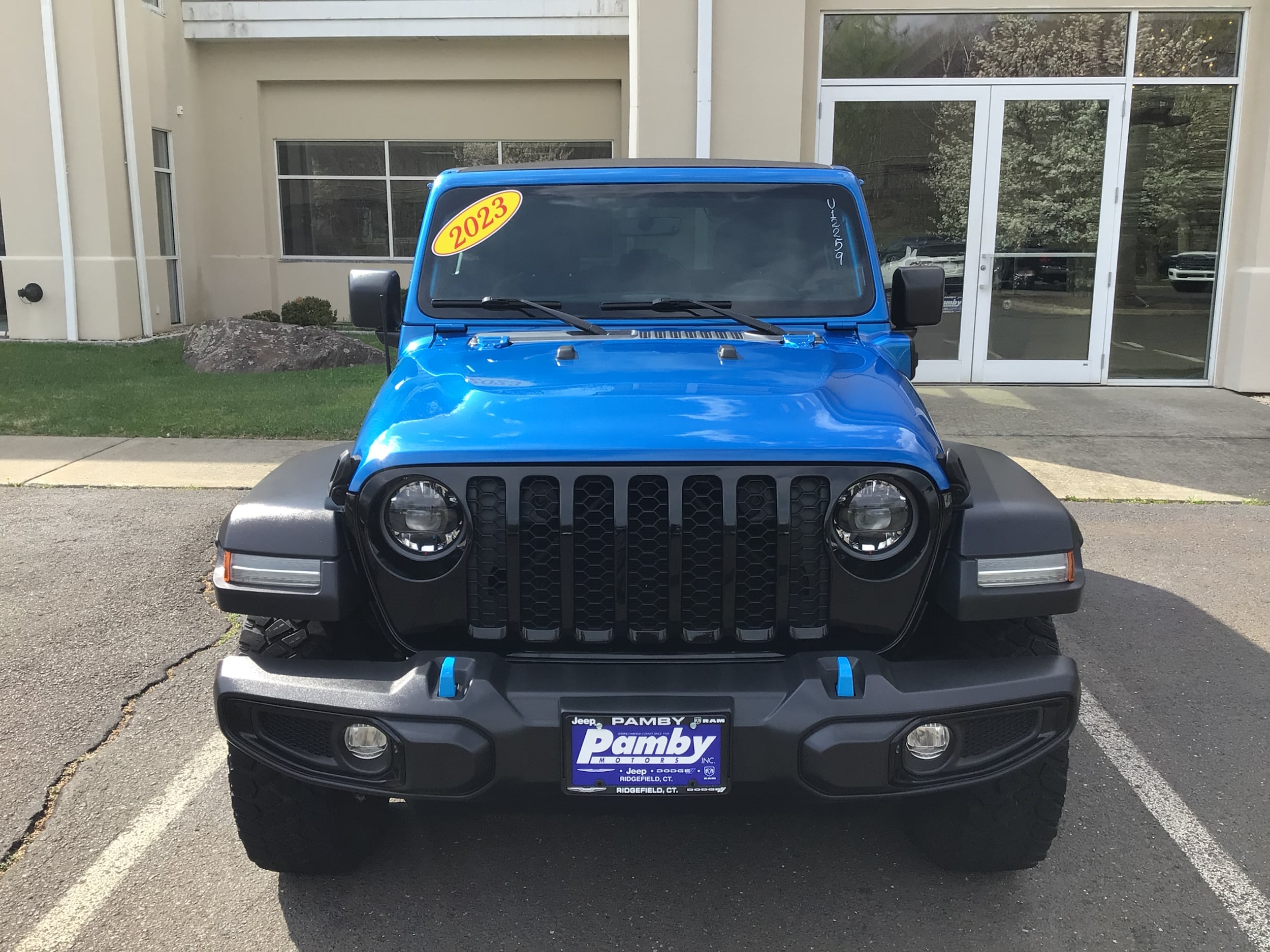Used 2023 Jeep Wrangler 4xe Willys 4XE with VIN 1C4JJXN68PW662794 for sale in Ridgefield, CT