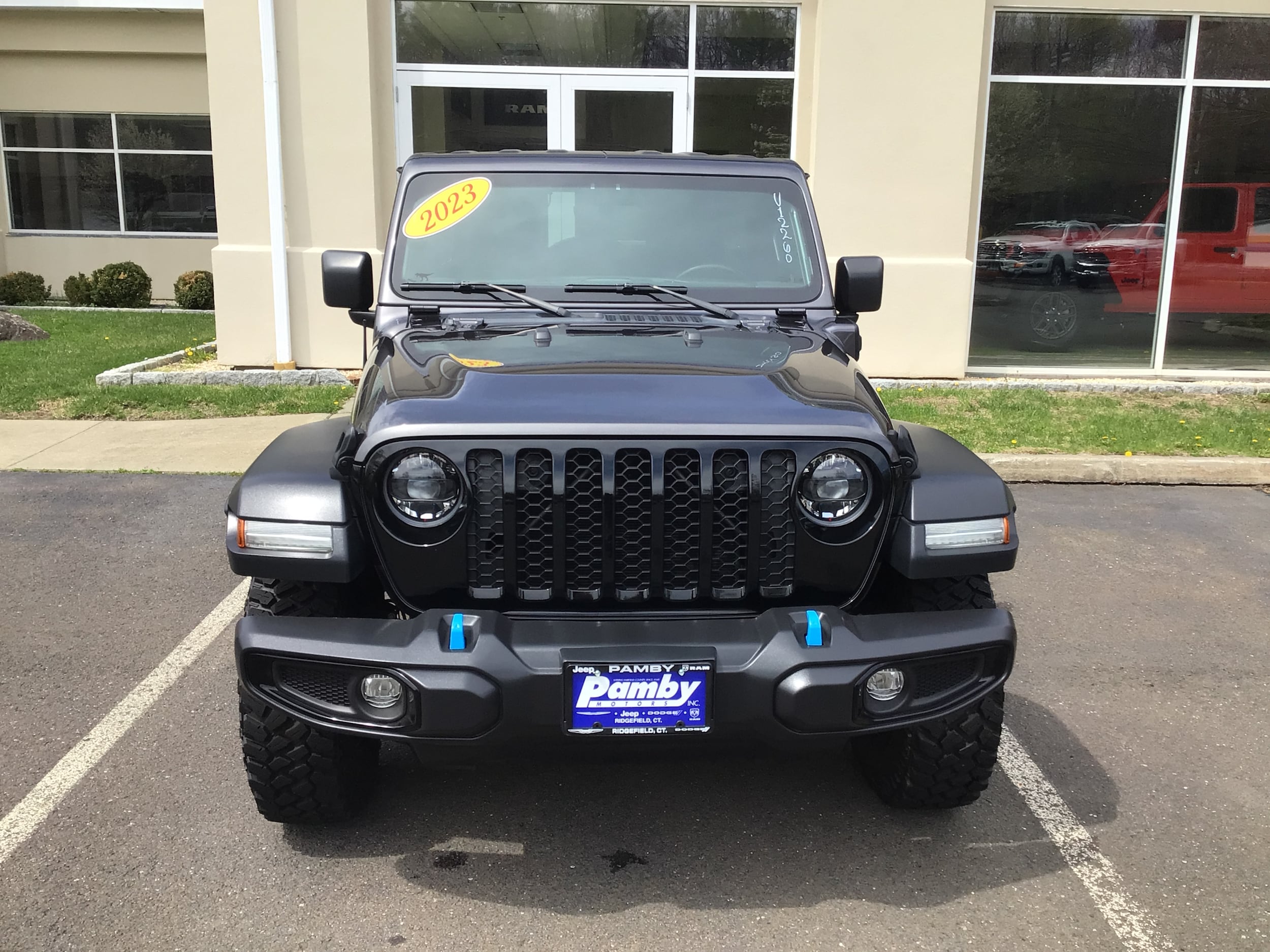 Used 2023 Jeep Wrangler 4xe Willys 4XE with VIN 1C4JJXN67PW610928 for sale in Ridgefield, CT