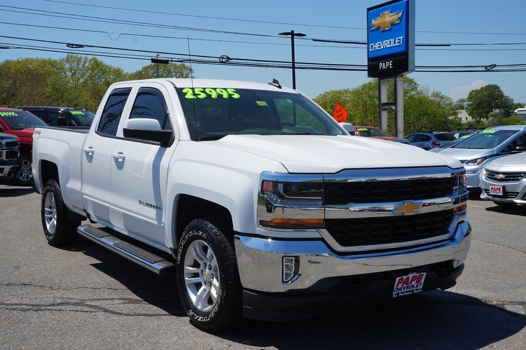 Used 2016 Chevrolet Silverado 1500 LT 4WD Double Cab 143.5 LT w/1LT