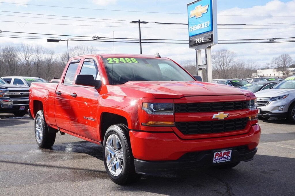 Used 2017 Chevrolet Silverado 1500 Custom 4WD Double Cab 143.5 Custom