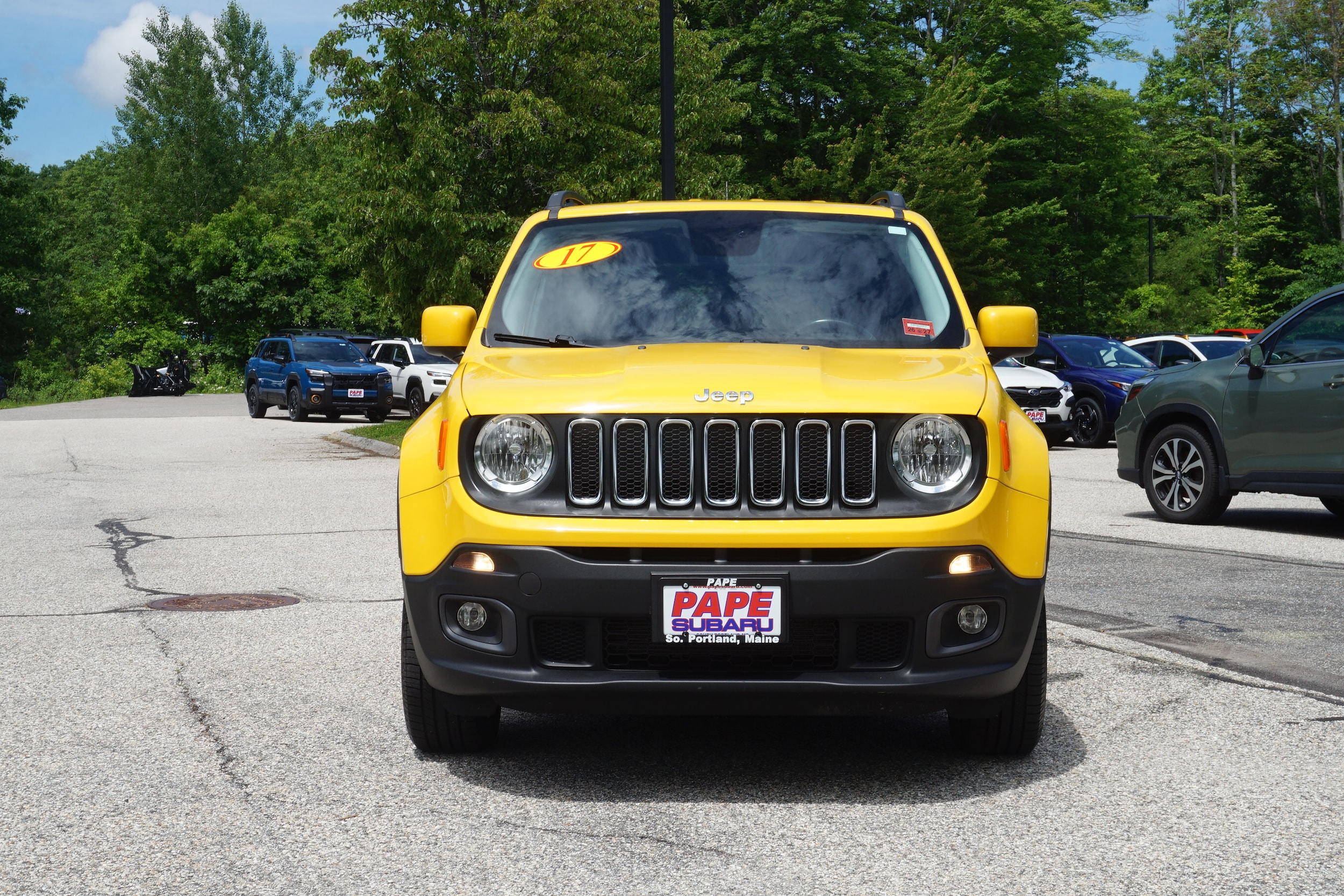 Used 2017 Jeep Renegade Latitude with VIN ZACCJBBB0HPG12922 for sale in South Portland, ME