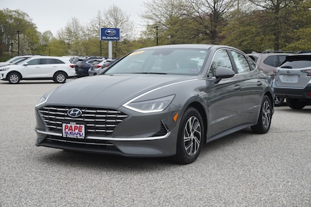 2022 Hyundai Sonata Hybrid Blue Sedan