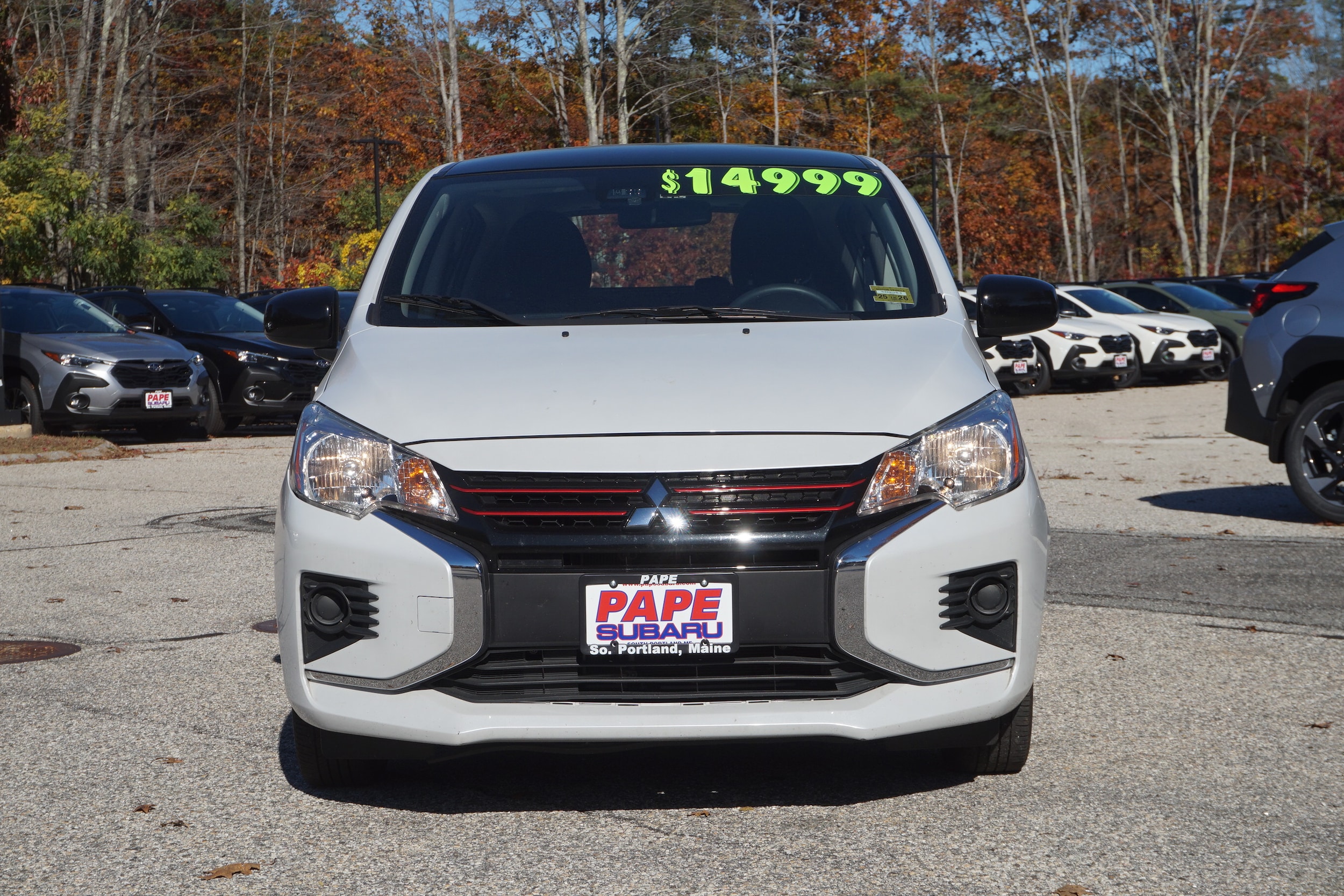 Used 2024 Mitsubishi Mirage Black Edition with VIN ML32AWHJ1RH006803 for sale in South Portland, ME