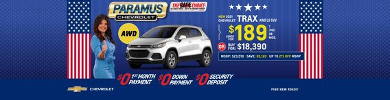 New 2021 Chevrolet Trax Paramus Chevrolet