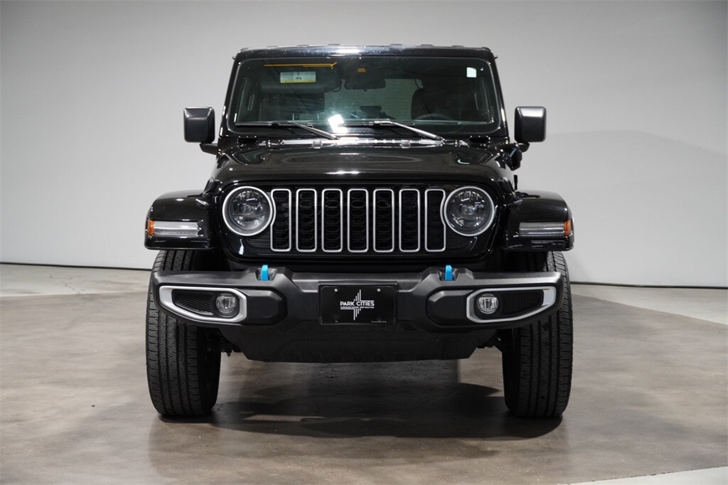 Used 2024 Jeep Wrangler 4xe Sahara 4XE with VIN 1C4RJXP63RW225367 for sale in Dallas, TX