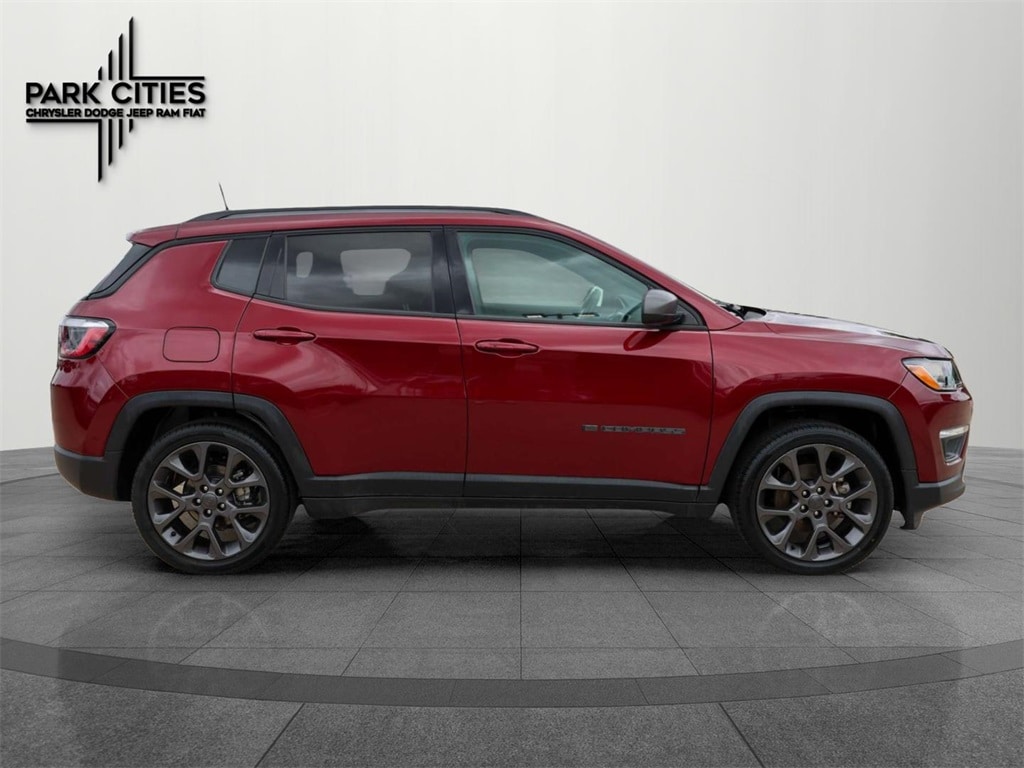 Used 2021 Jeep Compass 80th Spec. Edition with VIN 3C4NJCEBXMT522870 for sale in Dallas, TX