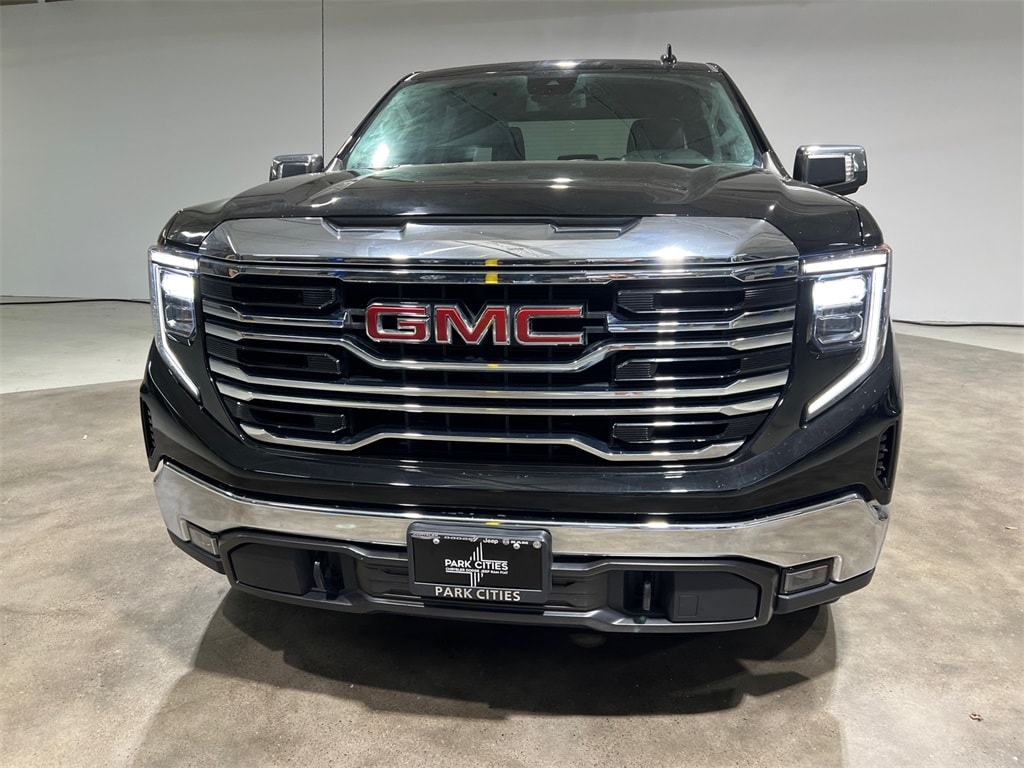 Used 2023 GMC Sierra 1500 SLT with VIN 3GTPHDED1PG134094 for sale in Dallas, TX