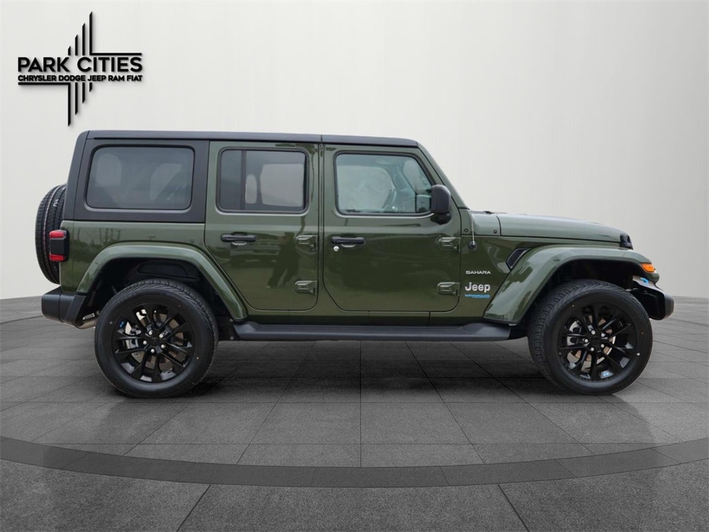 Used 2022 Jeep Wrangler Unlimited Sahara 4XE with VIN 1C4JJXP6XNW222232 for sale in Dallas, TX