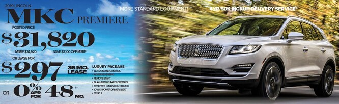 2019 Lincoln MKC Specials available at Park Cities Lincoln of Dallas - Your Dallas Lincoln Dealer!.