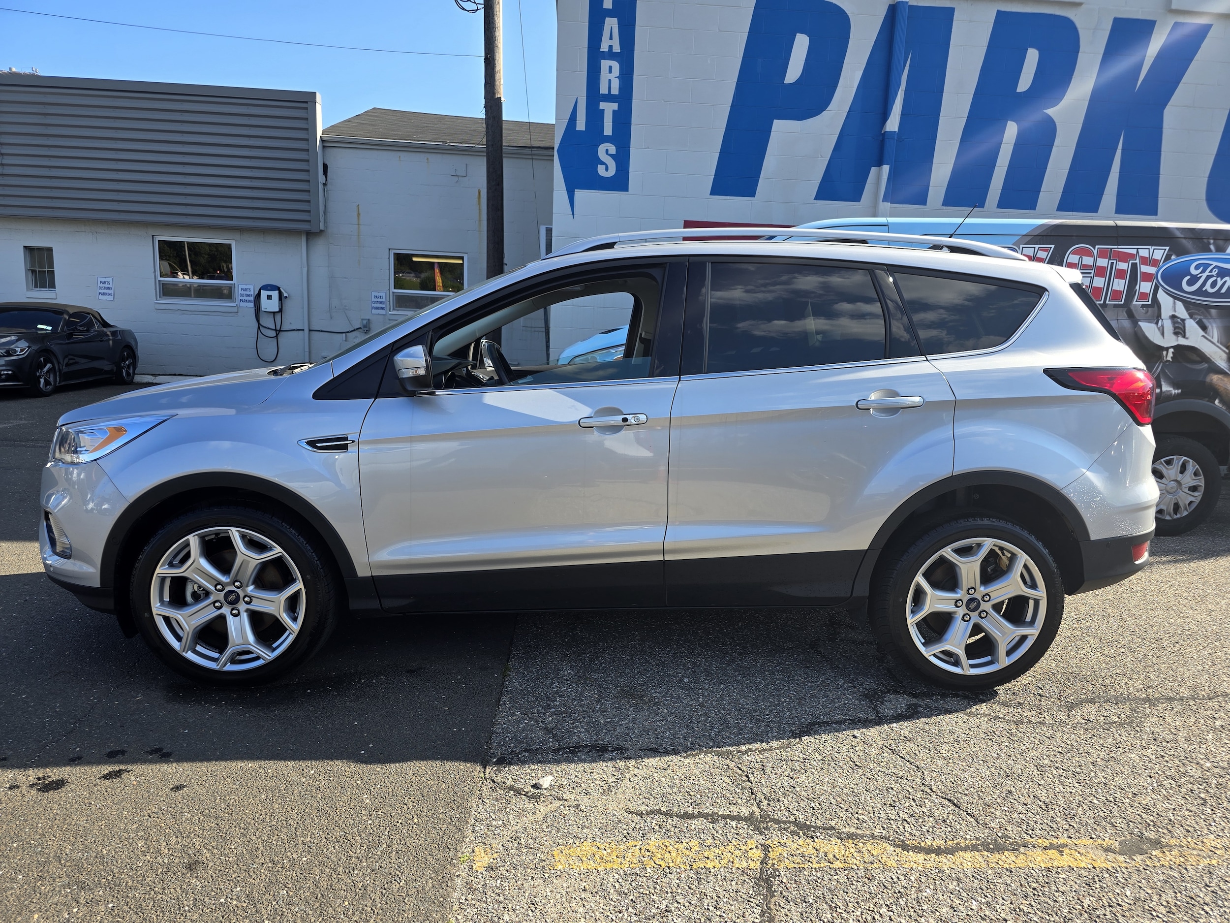 Used 2019 Ford Escape Titanium with VIN 1FMCU0J92KUA30056 for sale in Bridgeport, CT