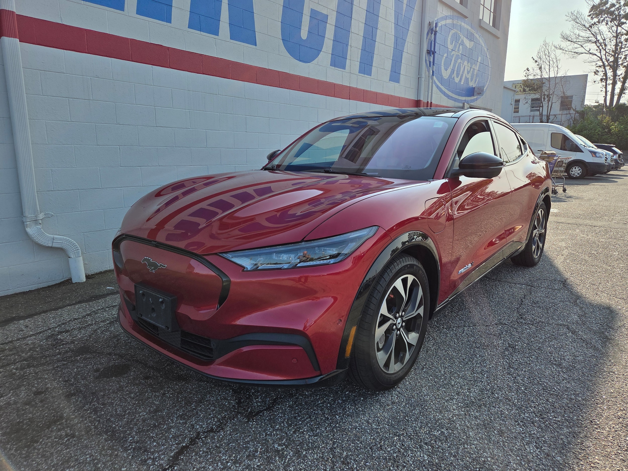 Certified 2021 Ford Mustang Mach-E Premium AWD with VIN 3FMTK3SU6MMA08451 for sale in Bridgeport, CT