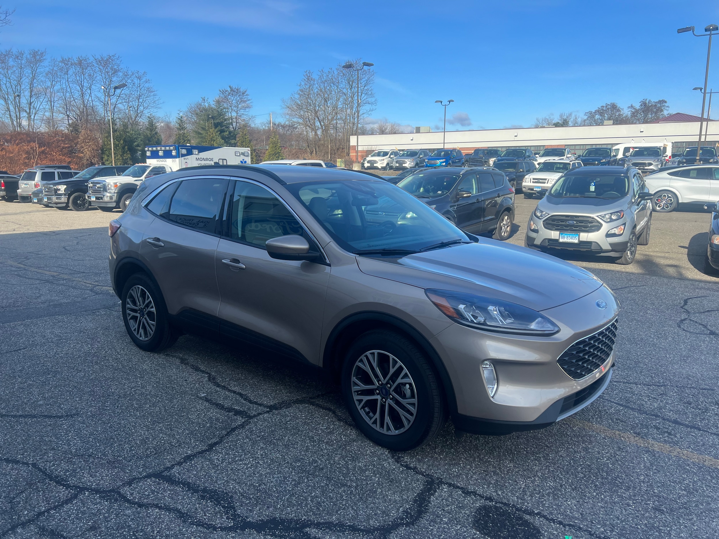 Certified 2021 Ford Escape SEL with VIN 1FMCU9CZ0MUA08576 for sale in Bridgeport, CT