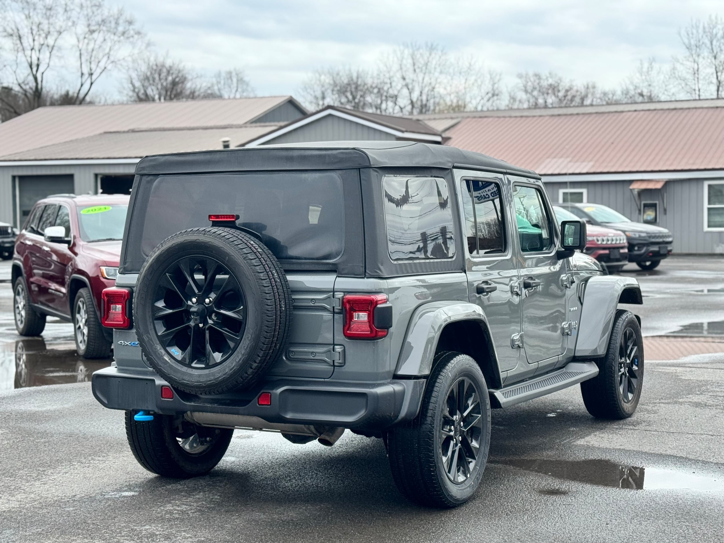 Used 2023 Jeep Wrangler 4xe Sahara 4XE with VIN 1C4JJXP61PW683676 for sale in Fulton, NY