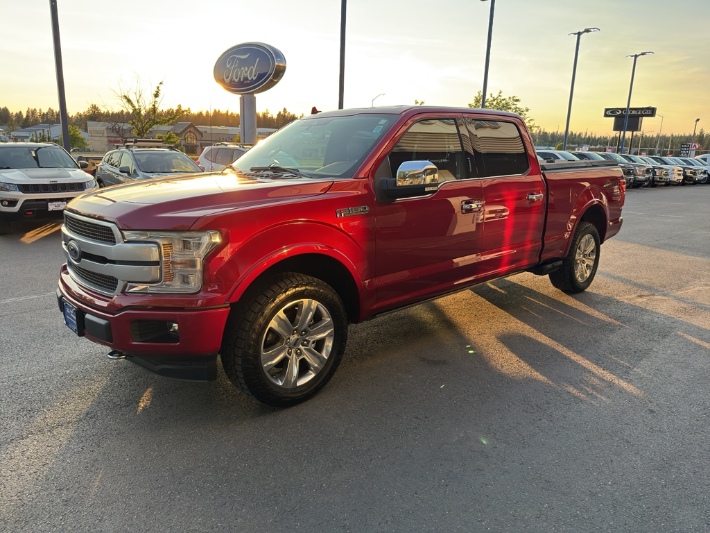 Certified 2018 Ford F-150 Platinum with VIN 1FTFW1E52JFB32839 for sale in Coeur D Alene, ID