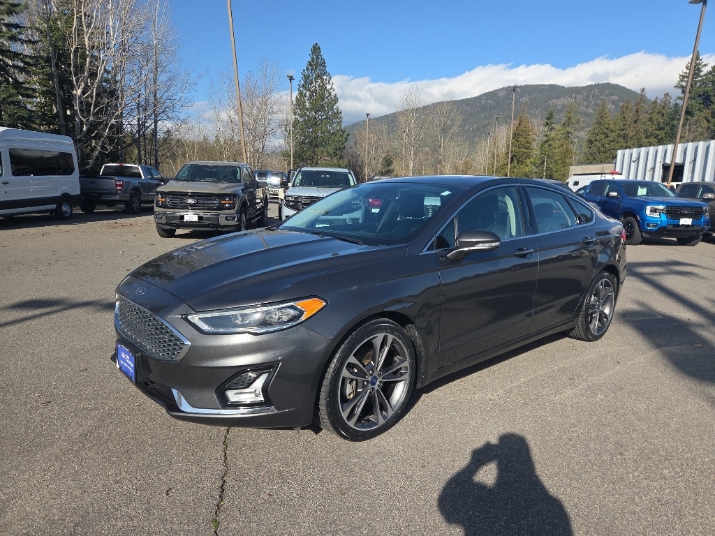 Certified 2019 Ford Fusion Titanium with VIN 3FA6P0D98KR109569 for sale in Ponderay, ID