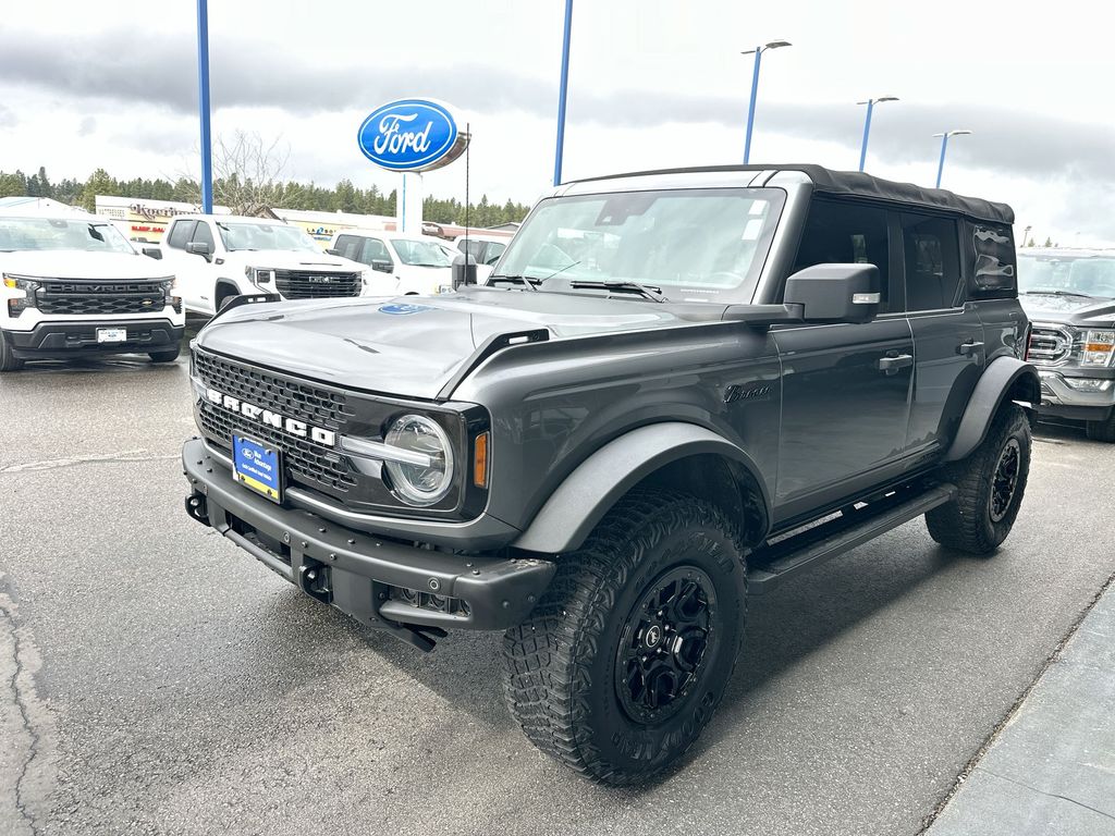 Certified 2022 Ford Bronco 4-Door Wildtrak with VIN 1FMEE5DP8NLA76613 for sale in Coeur D Alene, ID