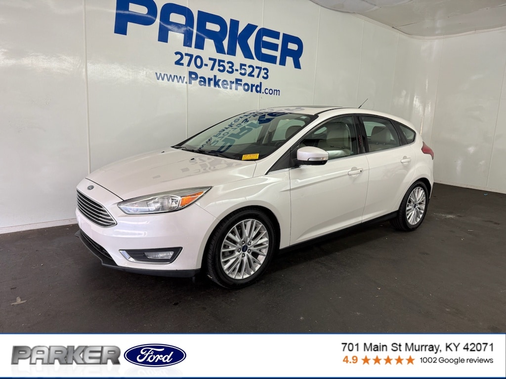 Used 2017 Ford Focus Titanium with VIN 1FADP3N25HL287571 for sale in Murray, KY