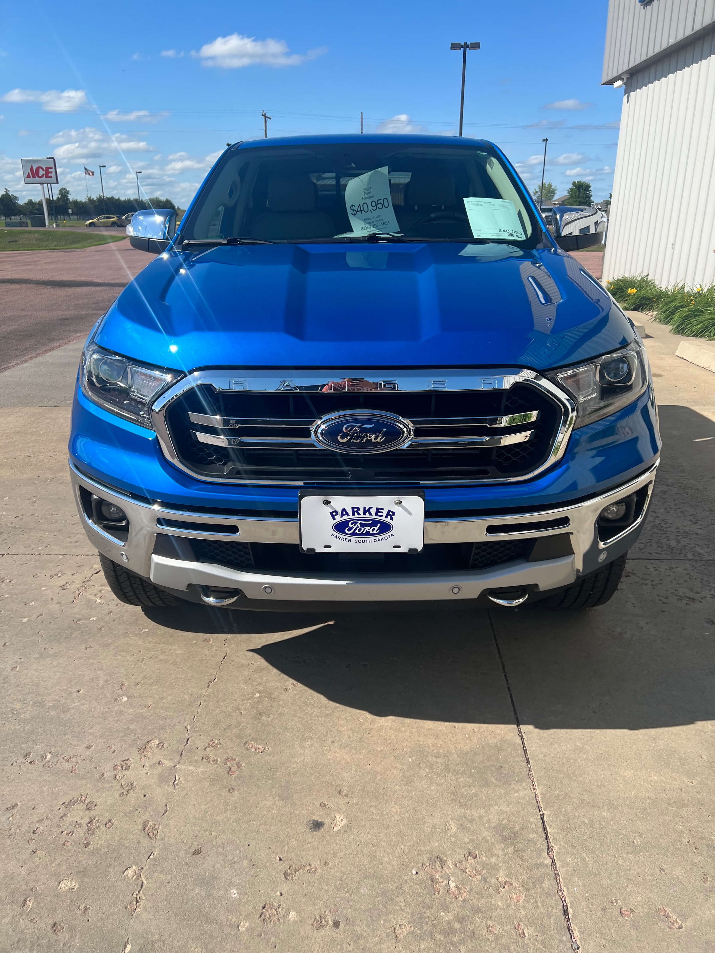 Used 2022 Ford Ranger Lariat with VIN 1FTER4FH1NLD07859 for sale in Parker, SD