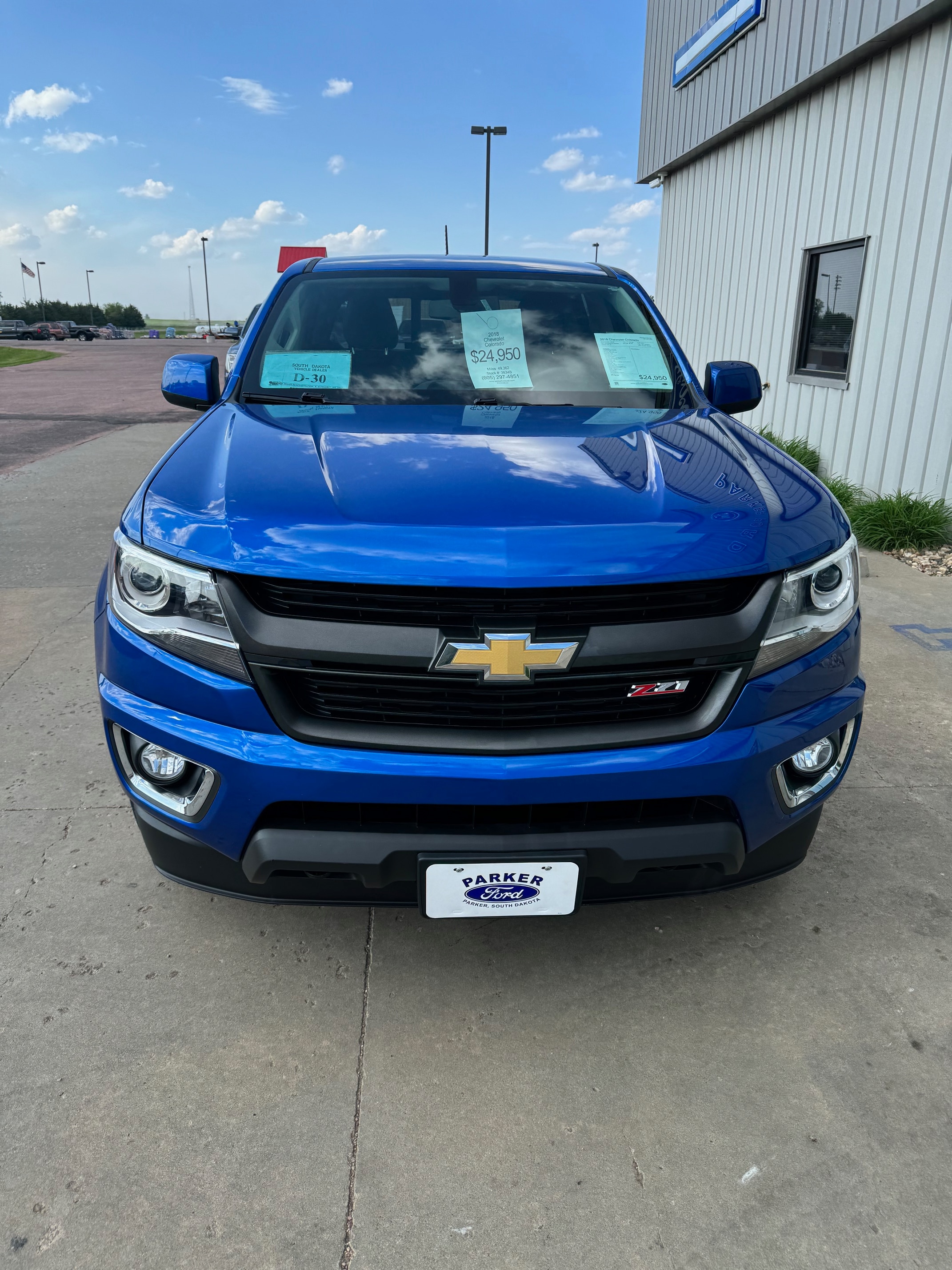 Used 2018 Chevrolet Colorado Z71 with VIN 1GCGSDEN4J1208950 for sale in Parker, SD