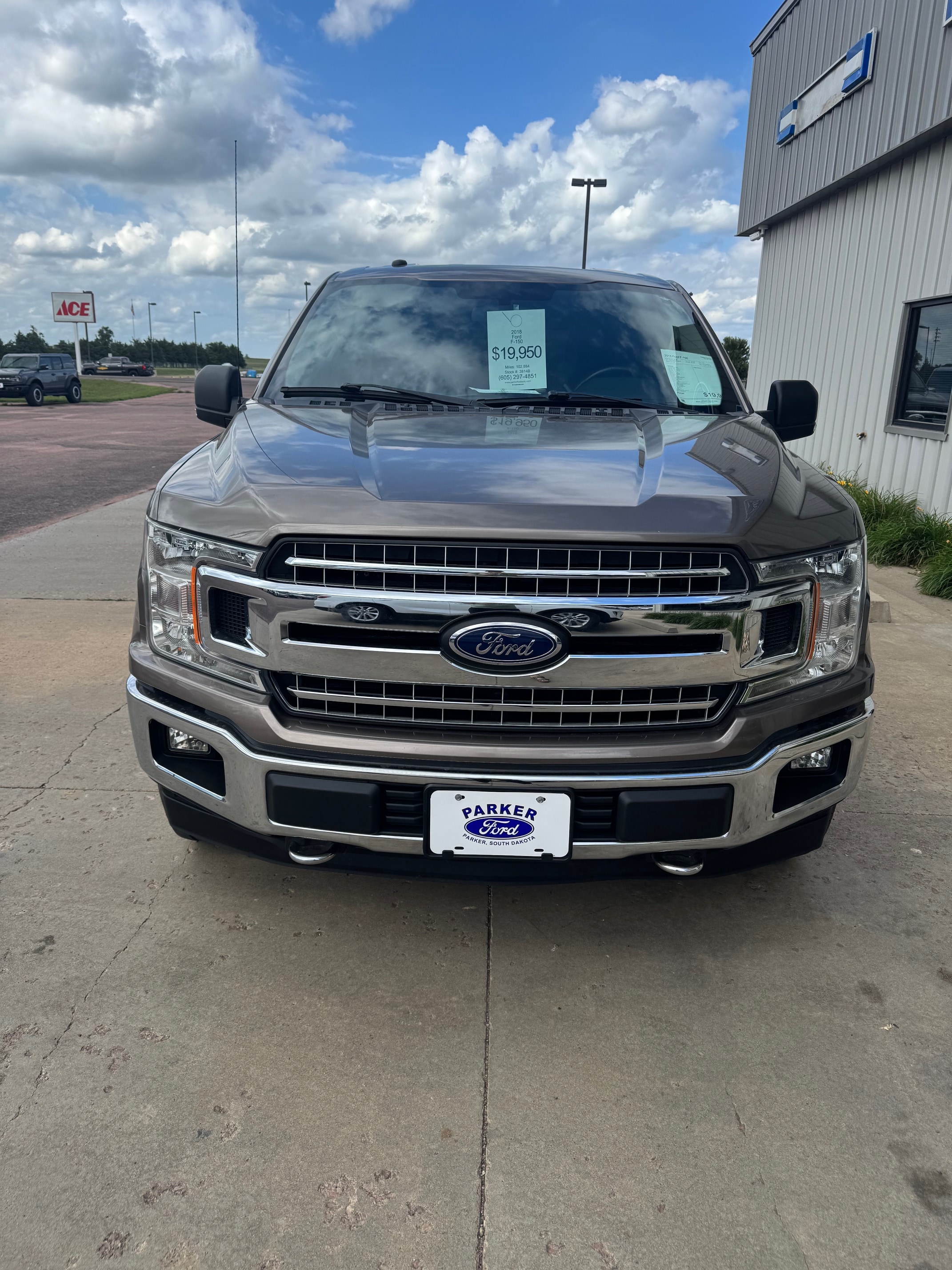 Used 2018 Ford F-150 XLT with VIN 1FTFX1E54JKF58908 for sale in Parker, SD