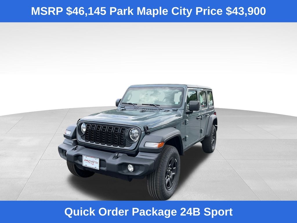 New 2025 Jeep Wrangler 4-DOOR SPORT Sport Utility