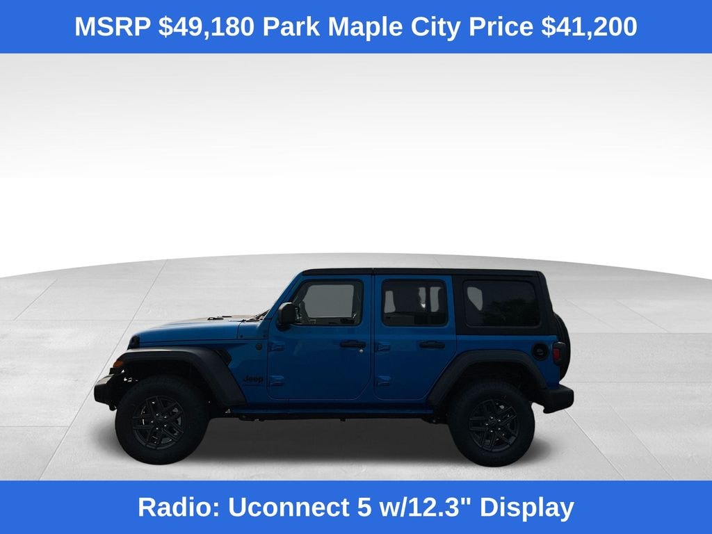 New 2025 Jeep Wrangler 4-DOOR SPORT S Sport Utility