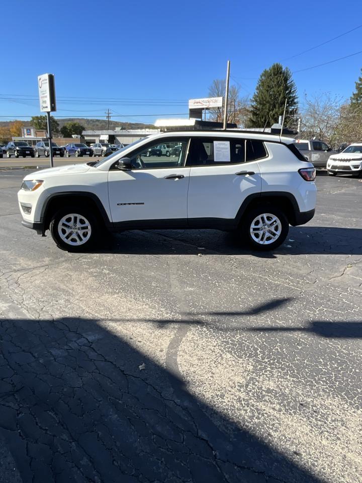 Used 2018 Jeep Compass Sport with VIN 3C4NJDAB7JT392280 for sale in Hornell, NY