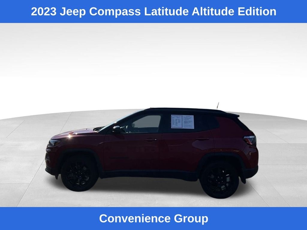 Used 2023 Jeep Compass Altitude with VIN 3C4NJDBN1PT549755 for sale in Hornell, NY