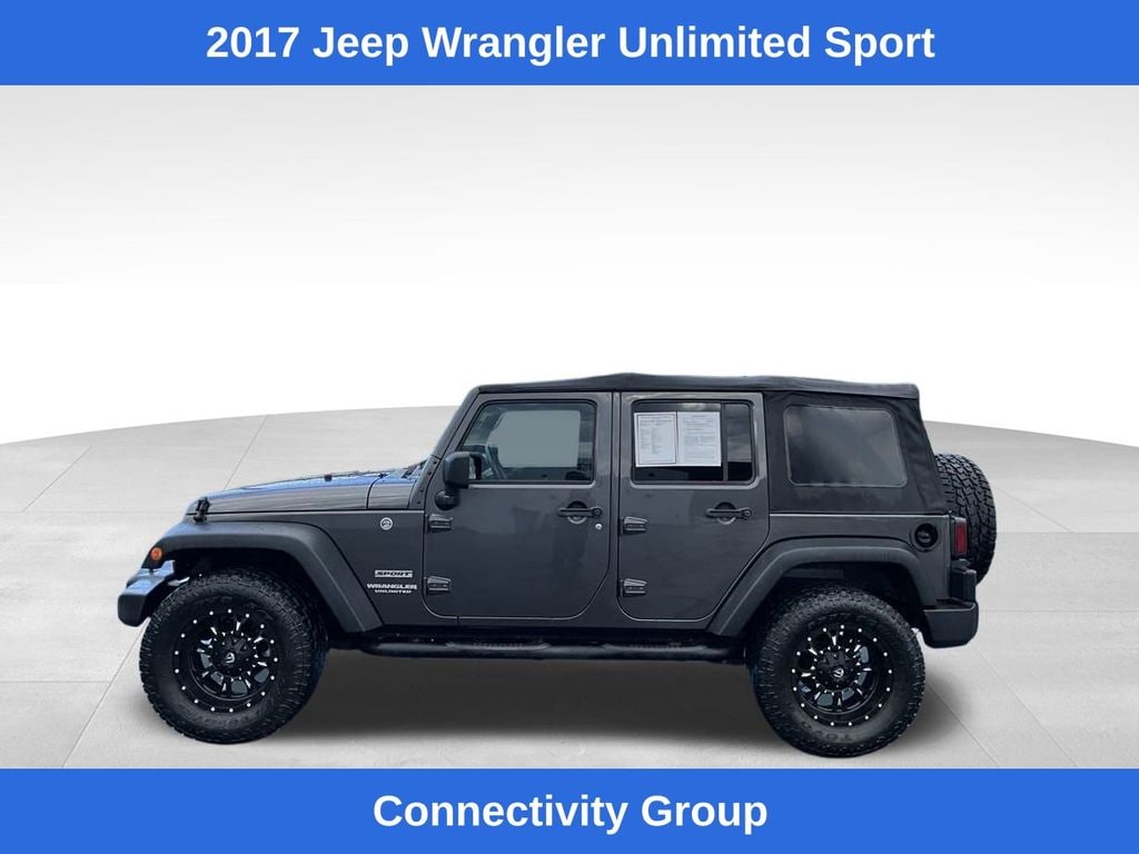 Used 2017 Jeep Wrangler Unlimited Sport S with VIN 1C4BJWDG6HL671876 for sale in Hornell, NY