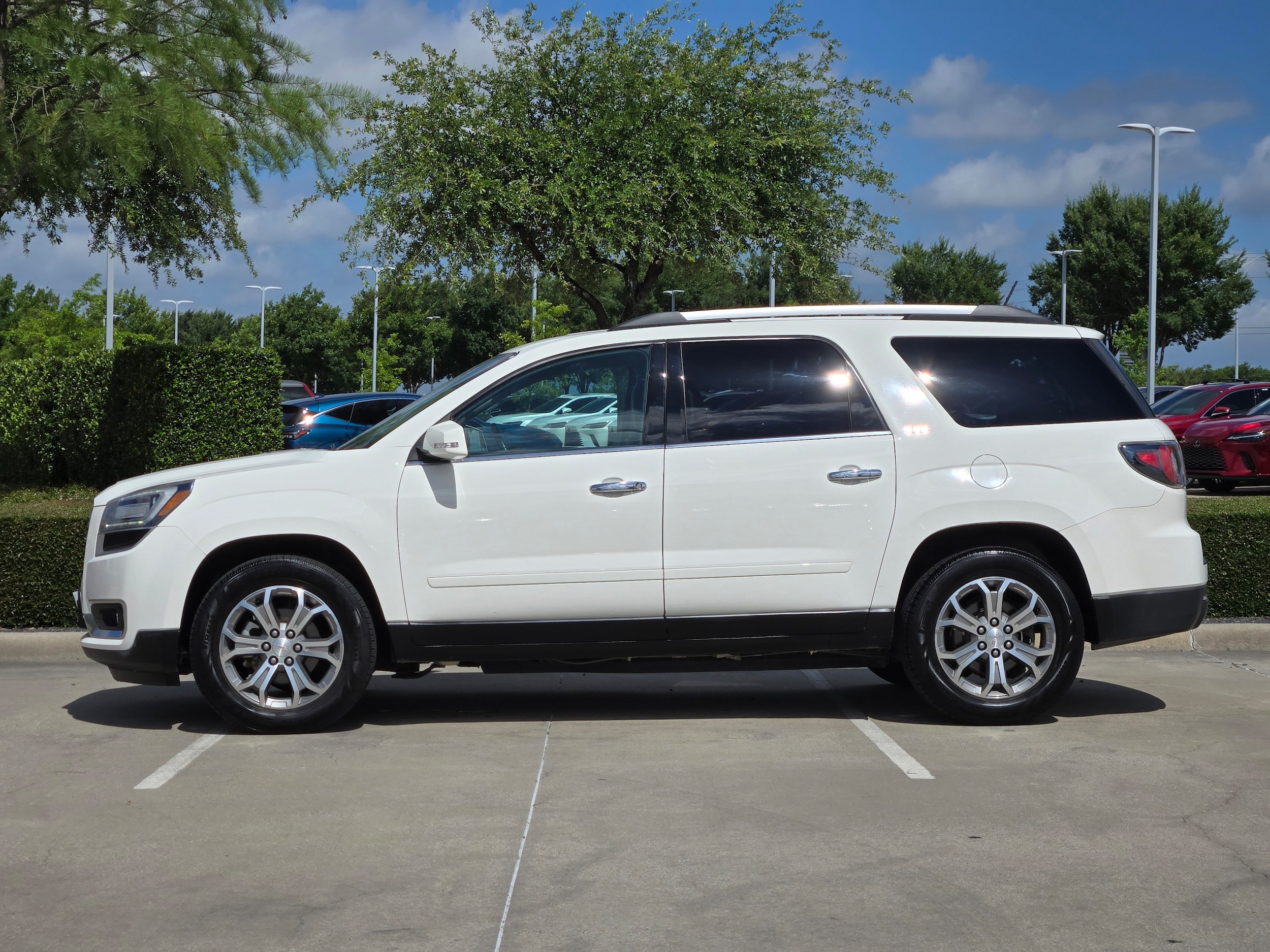 Used 2015 GMC Acadia SLT1 with VIN 1GKKRRKD1FJ295183 for sale in Plano, TX