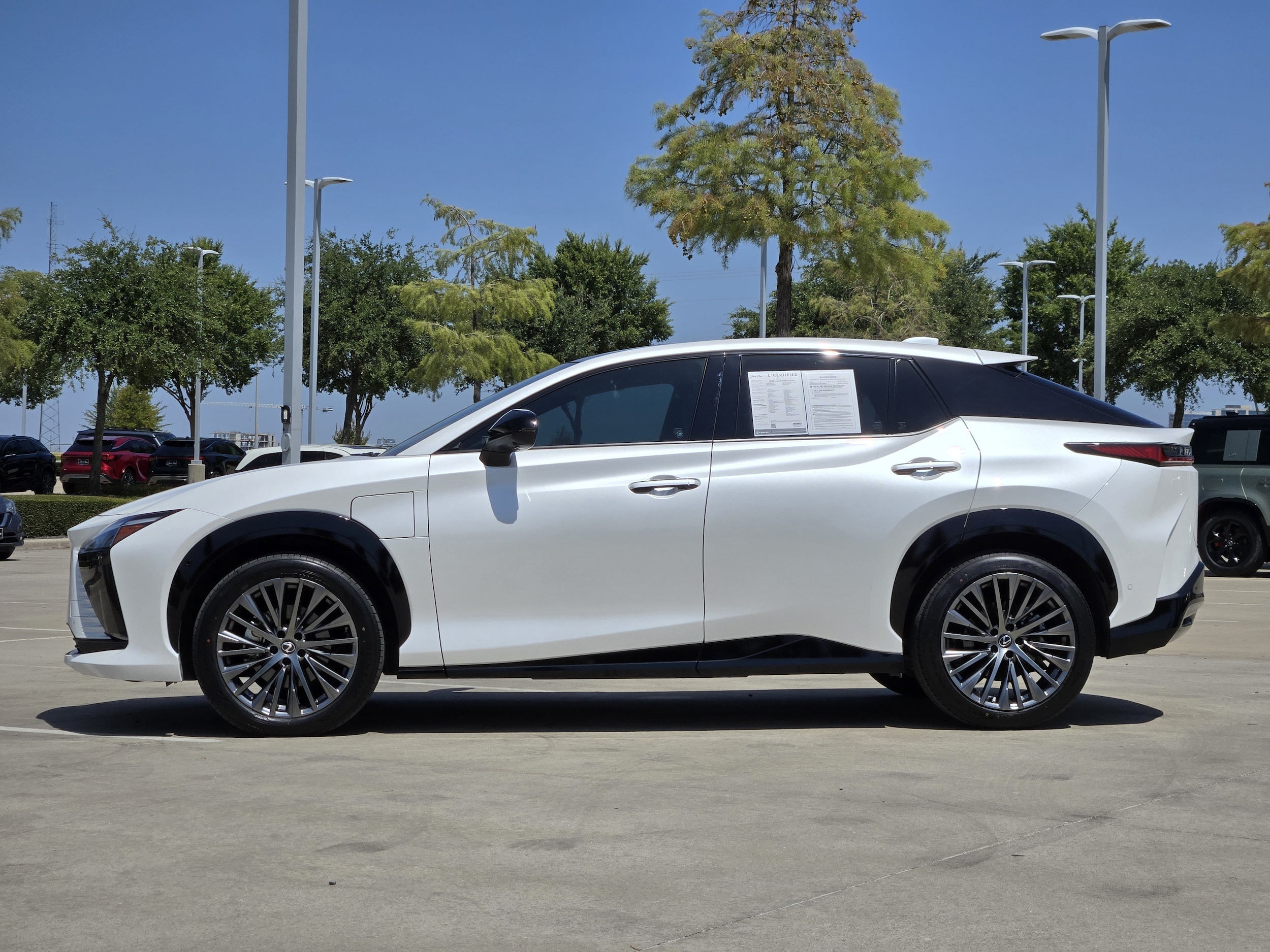 Certified 2023 Lexus RZ Luxury with VIN JTJAAAAB7PA015247 for sale in Plano, TX
