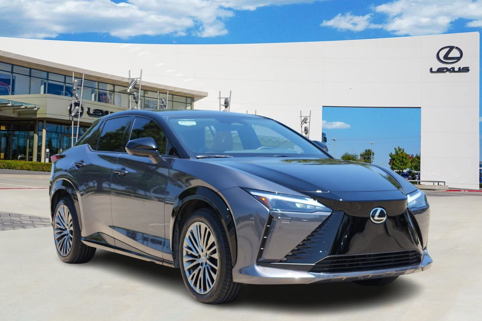 Certified 2023 Lexus RZ Luxury with VIN JTJAAAAB2PA017942 for sale in Plano, TX