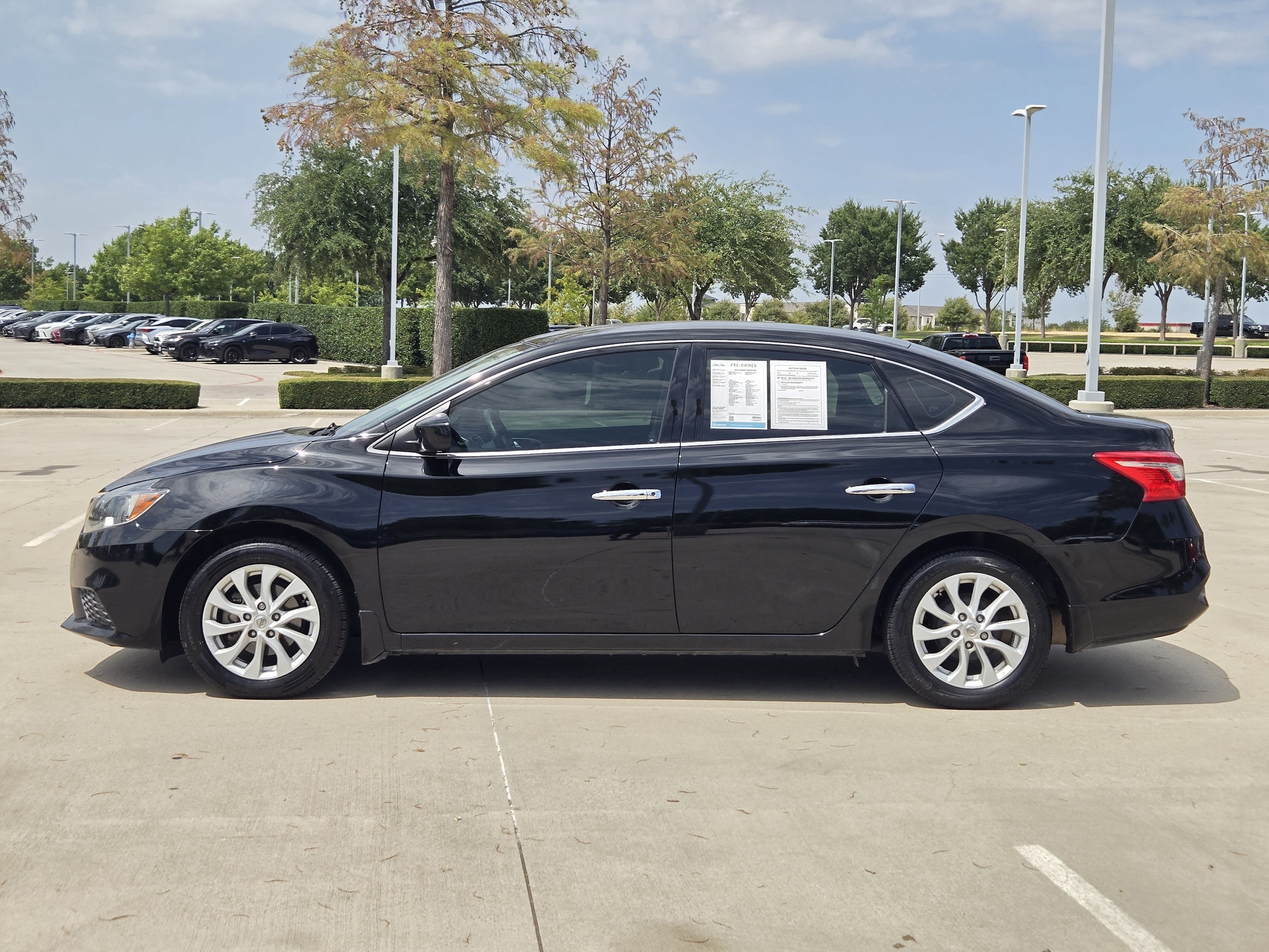 Used 2019 Nissan Sentra SV with VIN 3N1AB7AP9KL613794 for sale in Plano, TX