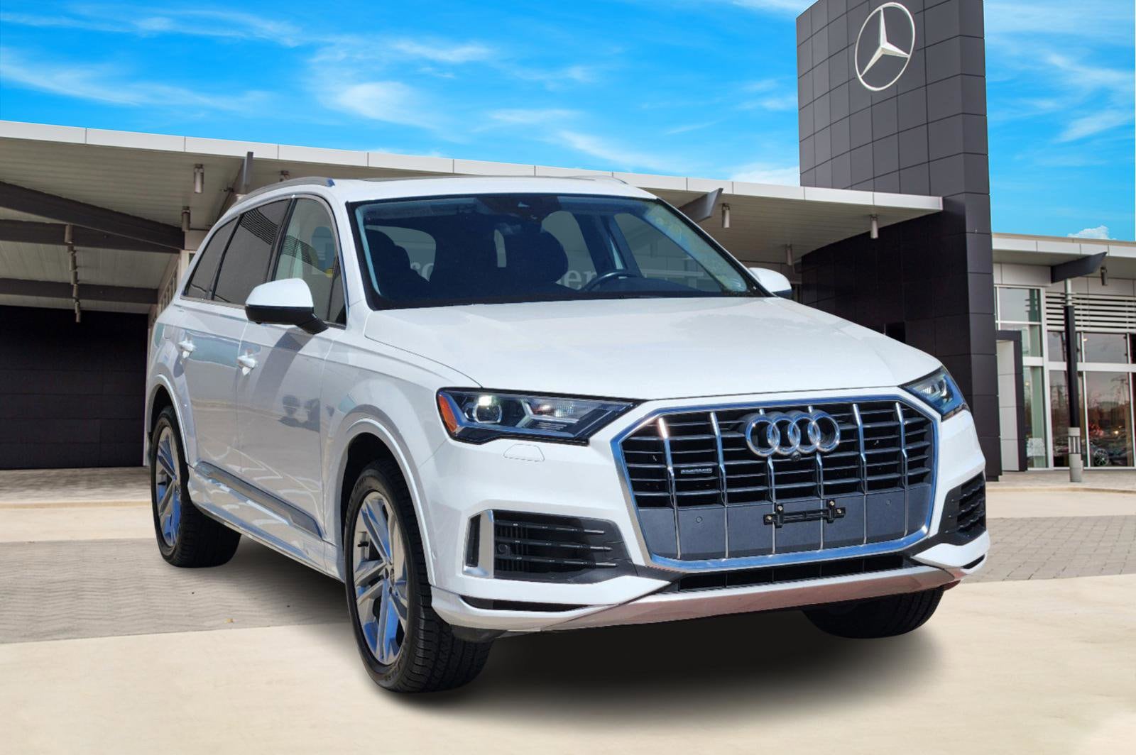 Used 2021 Audi Q7 Premium Plus with VIN WA1LXAF74MD013572 for sale in Arlington, TX