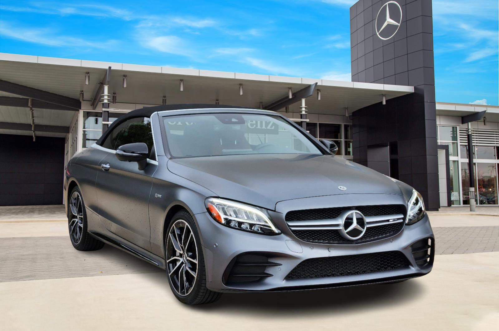 Used 2023 Mercedes-Benz C-Class Cabriolet AMG C43 with VIN W1KWK6EB4PG129724 for sale in Arlington, TX