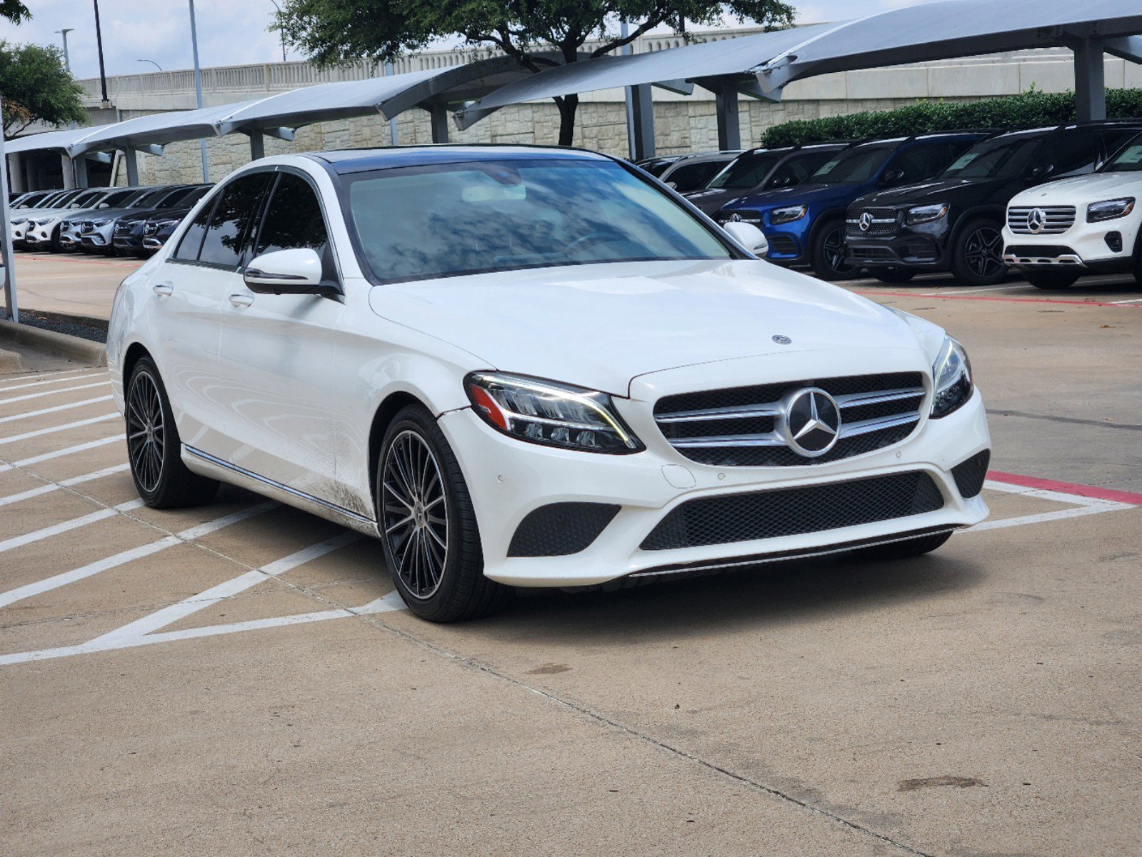 Used 2020 Mercedes-Benz C-Class Sedan C300 with VIN W1KWF8DB3LR597735 for sale in Arlington, TX