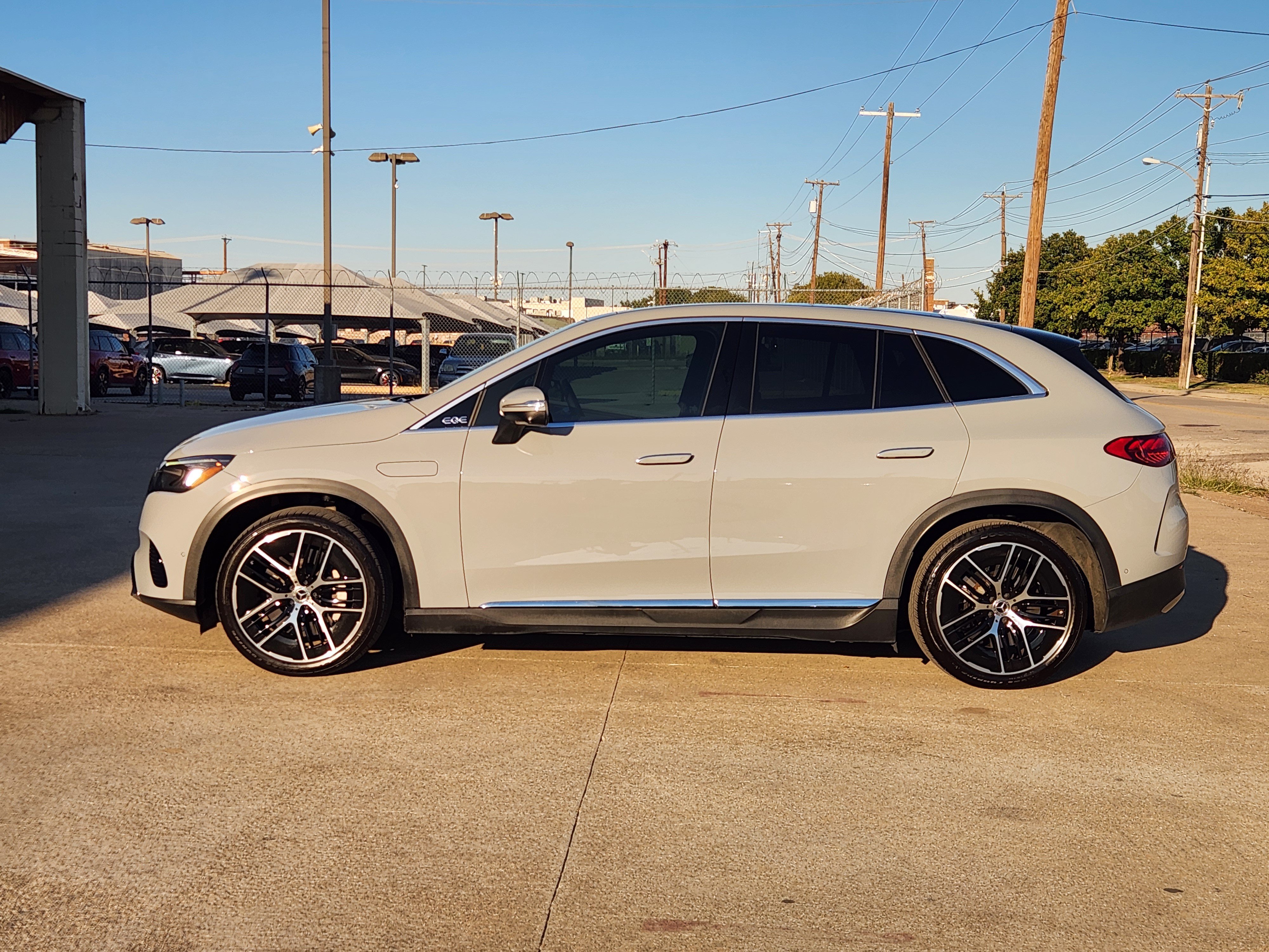 Certified 2023 Mercedes-Benz EQE SUV Base with VIN 4JGGM1CB1PA030209 for sale in Dallas, TX