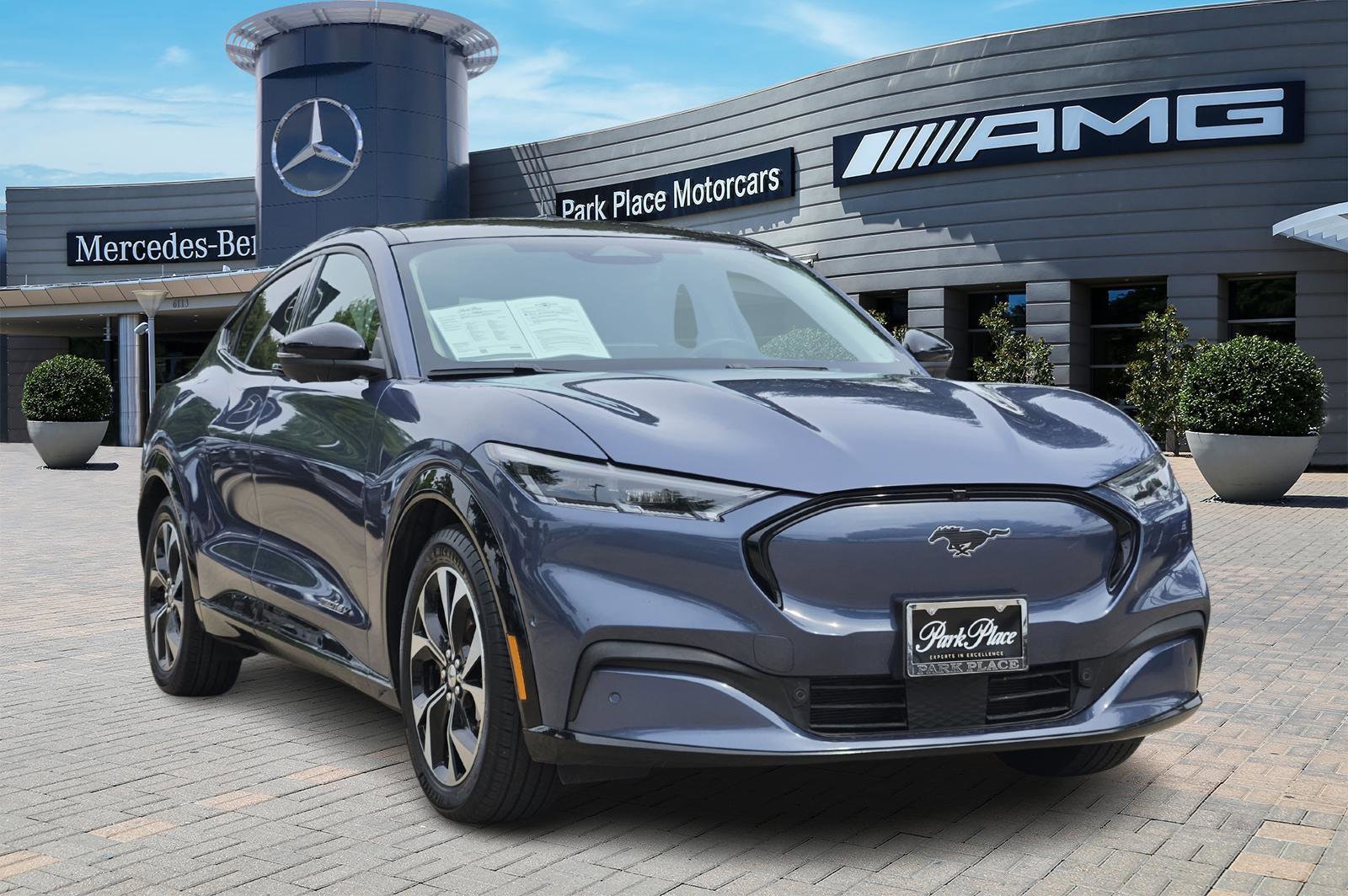 Used 2021 Ford Mustang Mach-E Premium RWD with VIN 3FMTK3R77MMA38980 for sale in Dallas, TX
